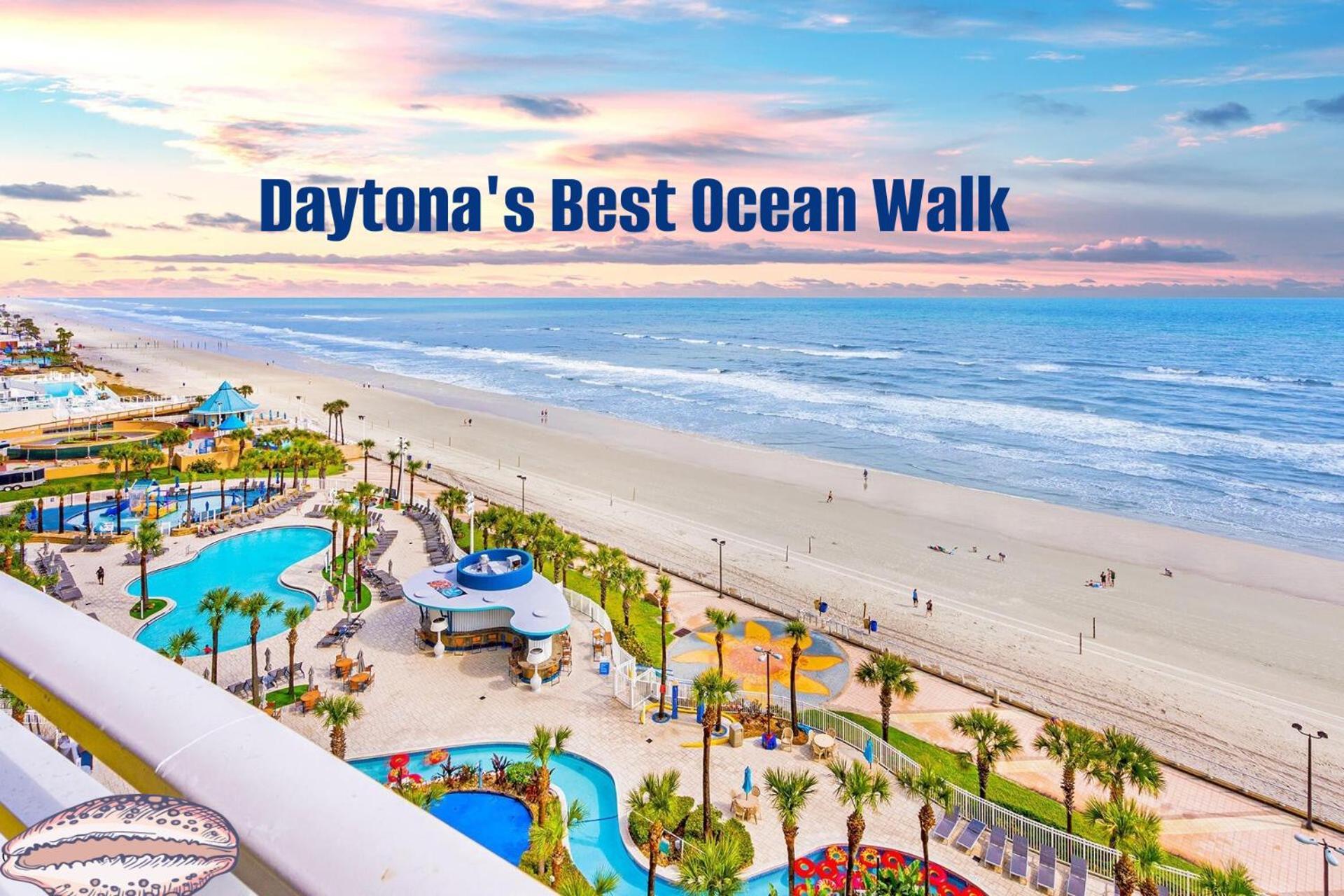 1 Bedroom Direct Oceanfront Condo Wyndham Ocean Walk Resort - Daytona Funland 703 デイトナ・ビーチ エクステリア 写真