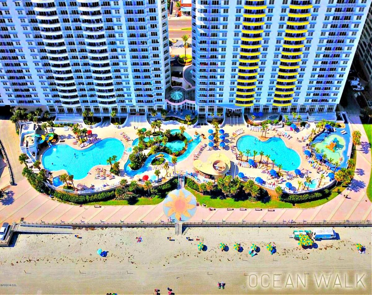 1 Bedroom Direct Oceanfront Condo Wyndham Ocean Walk Resort - Daytona Funland 703 デイトナ・ビーチ エクステリア 写真