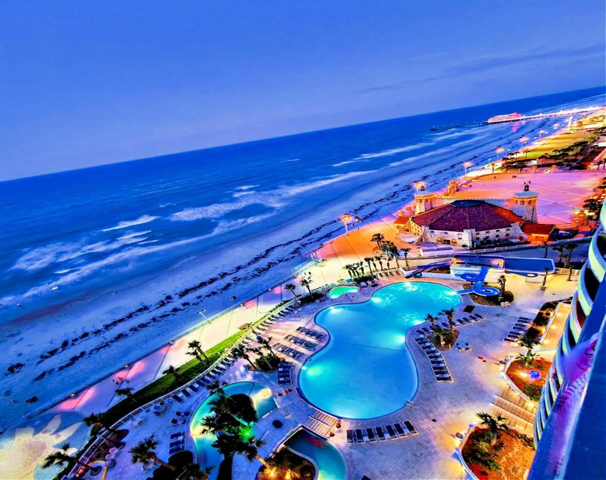 1 Bedroom Direct Oceanfront Condo Wyndham Ocean Walk Resort - Daytona Funland 703 デイトナ・ビーチ エクステリア 写真