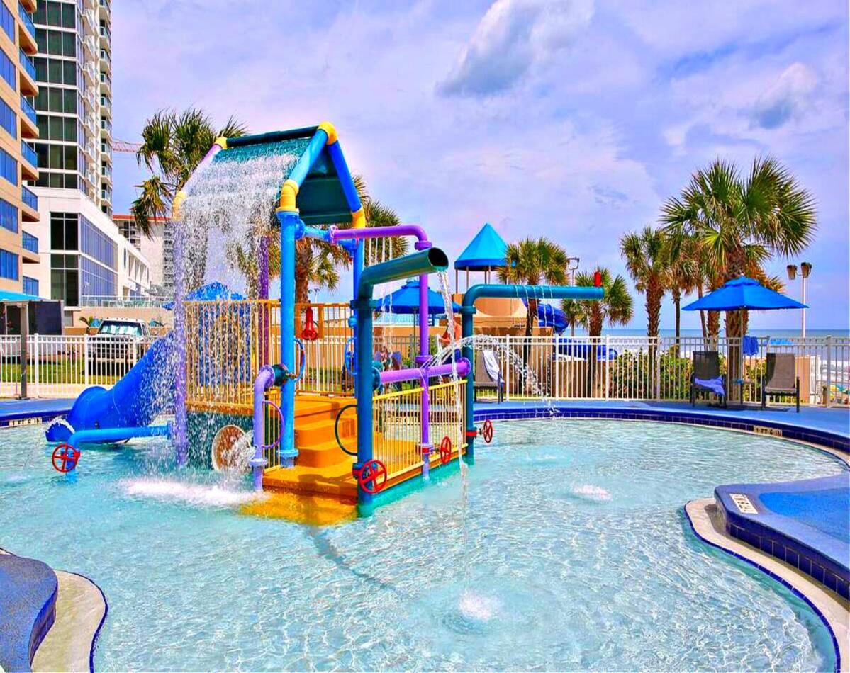 1 Bedroom Direct Oceanfront Condo Wyndham Ocean Walk Resort - Daytona Funland 703 デイトナ・ビーチ エクステリア 写真