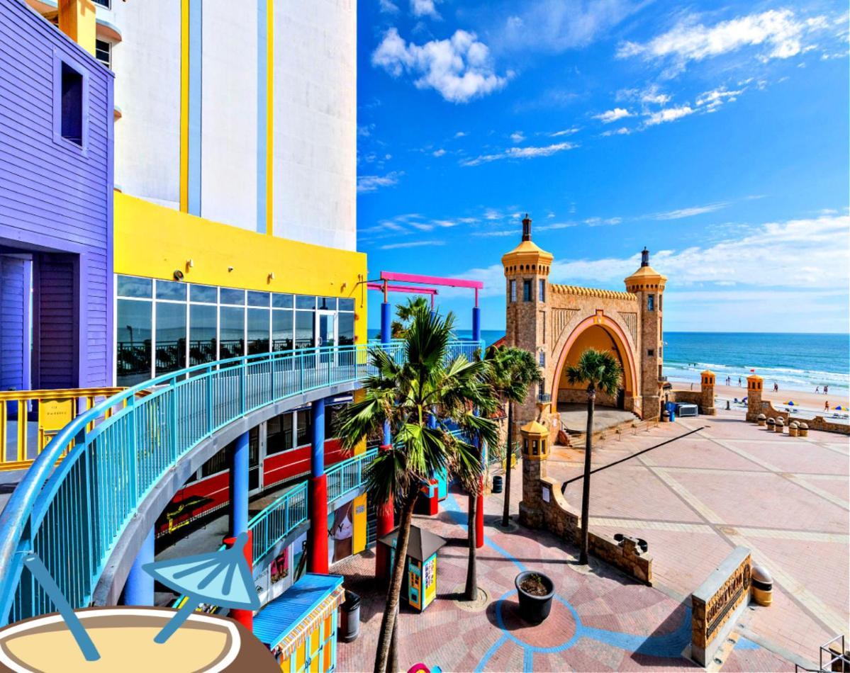 1 Bedroom Direct Oceanfront Condo Wyndham Ocean Walk Resort - Daytona Funland 703 デイトナ・ビーチ エクステリア 写真