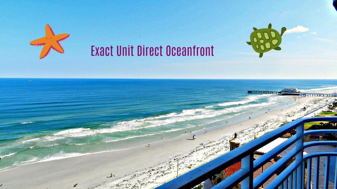 1 Bedroom Direct Oceanfront Condo Wyndham Ocean Walk Resort - Daytona Funland 703 デイトナ・ビーチ エクステリア 写真